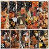 Halloween Fall Art Witch Cat Phone Case For Samsung Galaxy S24 S25 Edge S26 Ultra S22 S23 Plus S21 + S20 FE Soft TPU Back Cover