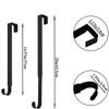 Black/White Wreath Hook Metal Wreath Door Hanger Adjustable Garland Hanger  Over the Door