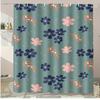 Colorful Macron Washable Dirt-Resistant Shower Curtain Shower Head Waterproof Polyester Bath Curtain For Home Decor Accessories