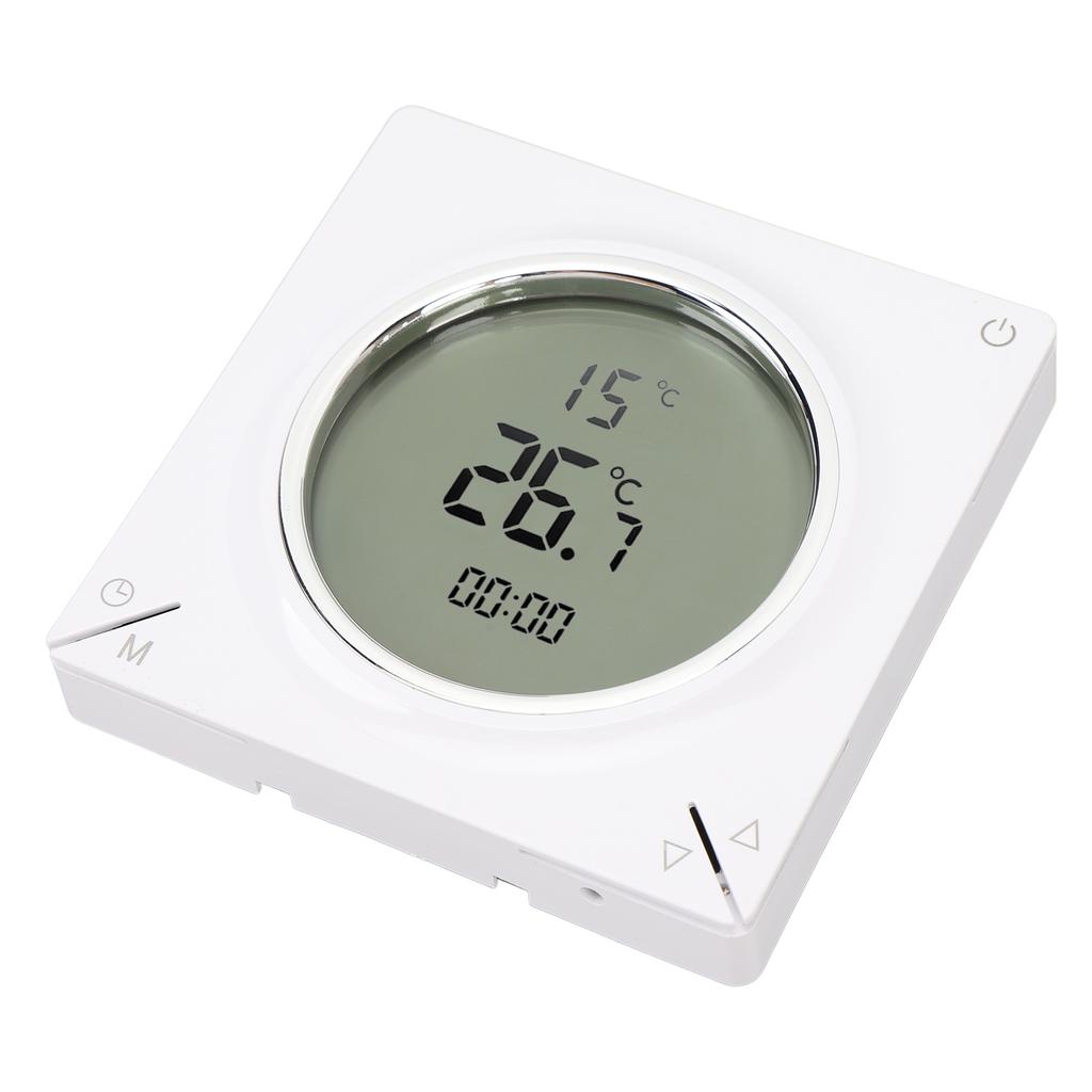 Smart Digital Thermostat with LCD Screen 16A Electric Heating Thermostat with Memory Function Room