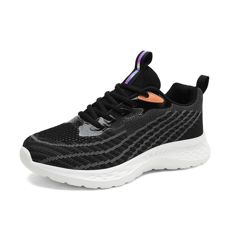 Knitted Running Sports Shoes Women Breathable Mesh Casual Sneakers Soft Sole Comfort Outdoor Trainers for Walking Jogging