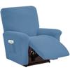 Waterproof Polar Fleece Recliner Cover Elastic Solid Color Recliner Cover Armchair Cover Split All Inclusive Lazy Chair Cover
