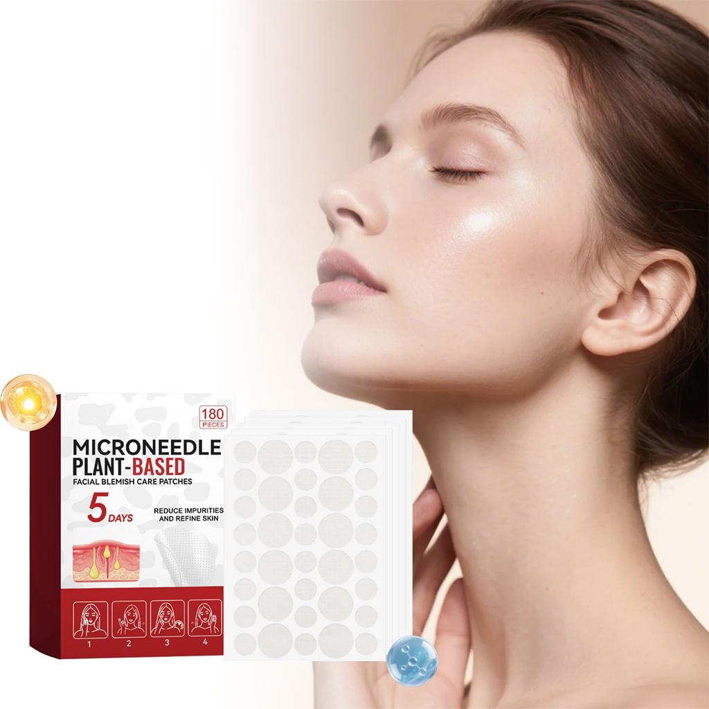 Microneedle Plant-based Skin Care Patches, Acne-reducing Patches, Covering Areas And Blemishes