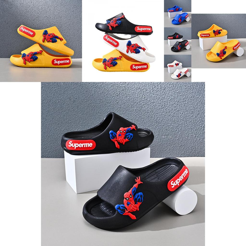 Jungen Bequeme Spider-Man Themen Indoor Rutschfeste Weiche Sohle Slipper Sandalen für Sommer