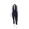 Cross-Border European and American Style E-Commerce Halter Neck Backless Hollow-Out Simple Solid Color Jumpsuit Dropshipping