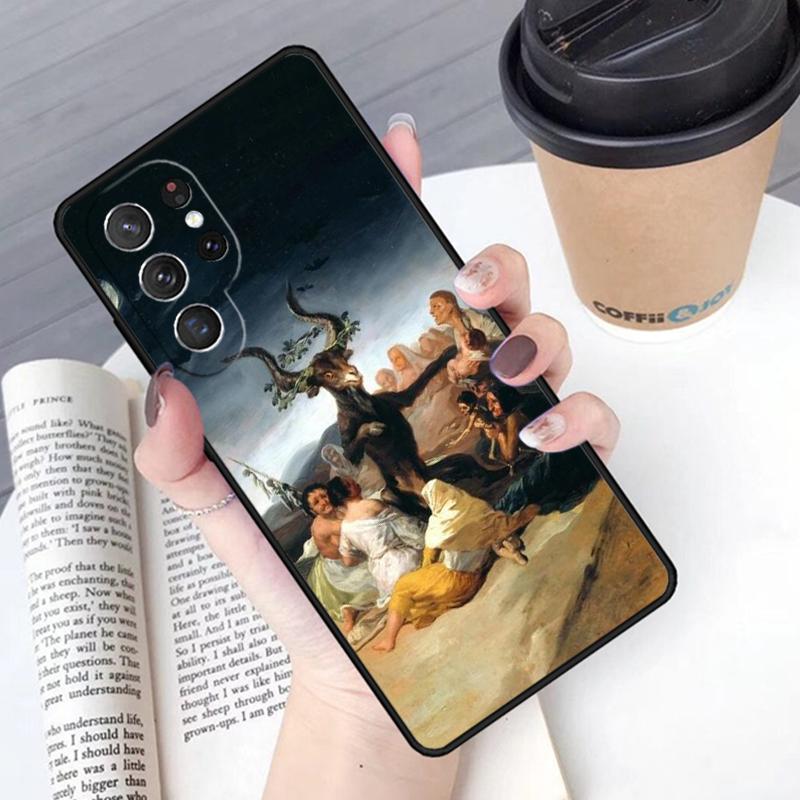Francisco Goya Paintings Phone Case Cover For Samsung Galaxy S24 S25 Ultra S21 S22 Ultra S10E Note 10 Plus Note 20 FE S23