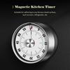 Kitchen Timer, 60-Minute Countdown, MechanicalMagnetic Timer Not Required, Stainless Steel, Countdown Timer for School, Classroom, Education,