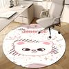 1pc Kpop Team8 Design Printed Area Round Carpet for Bedroom Living Room Home Decor Rugs Mat Non Slip Mat Rug for Bedside