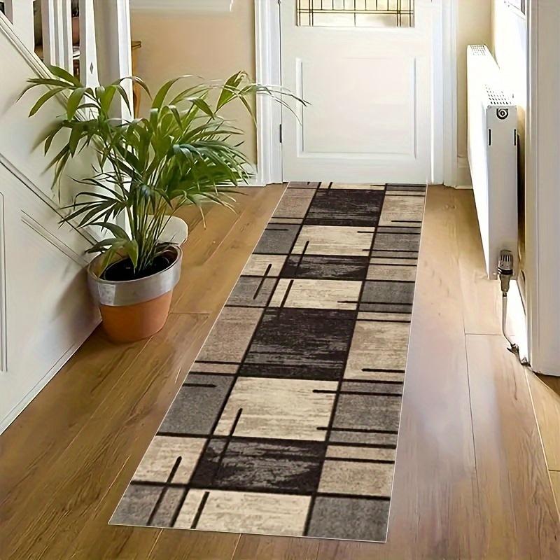 1pc Diamond Velvet Slipper Rug - Non-slip, Machine Washable, Suitable for Corridor, Bedroom, Kitchen and Bathroom - Multifunctional Home Decor Carpet
