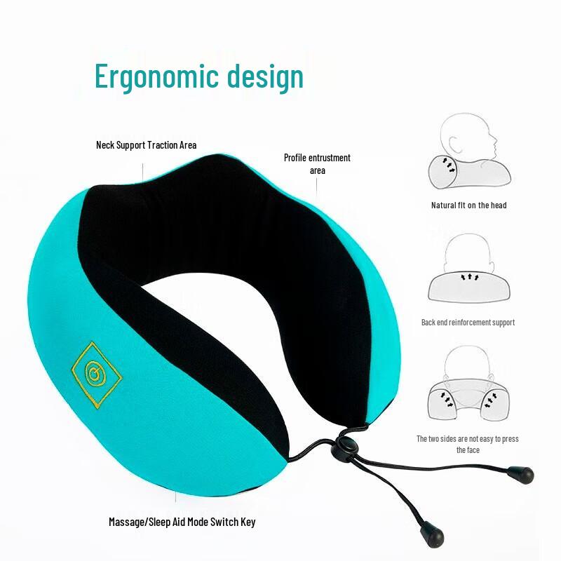 Jiancheng U-shaped Vibrating Neck Massage Pillow