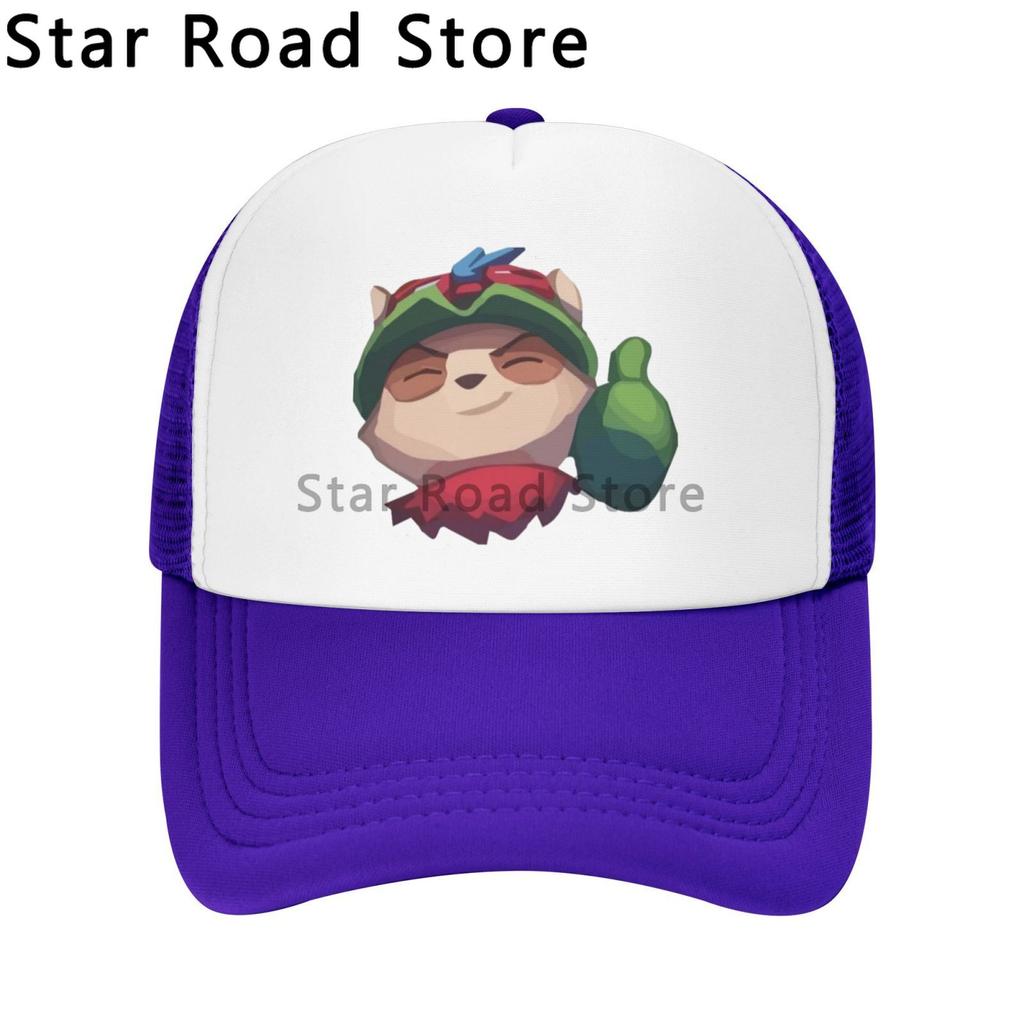 Funny Teemo Print logo Unisex Baseball Caps Peaked Cap League of Legends Game Sun Shade Hats for Unisex Women