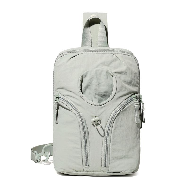 Multifunkční náprsní taška Pánská taška přes rameno Dámská velkokapacitní sportovní crossbody taška s držákem na vodu