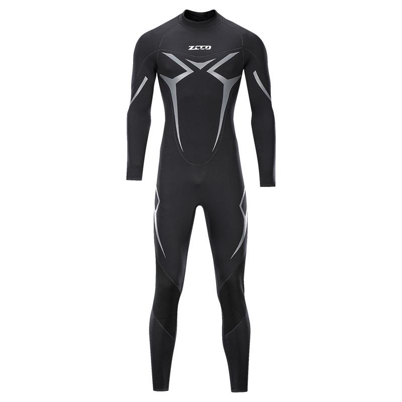 Men's 3mm ZCCO Warm Elastic Wear-Resistant Winter Diving Wetsuit