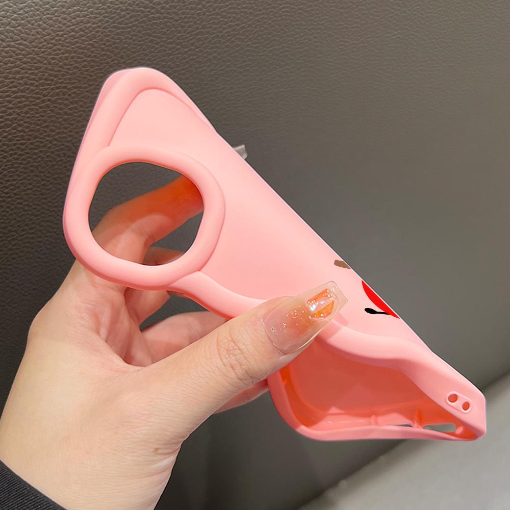 For iPhone Redmi 13 13C 14C Note 13 12 Pro Samsung A05 A06 A13 A14 A15 A16 Honor X6 X6a X8 X8a Cute Fruits Pattern Soft Silicone Wave Edge Phone Case