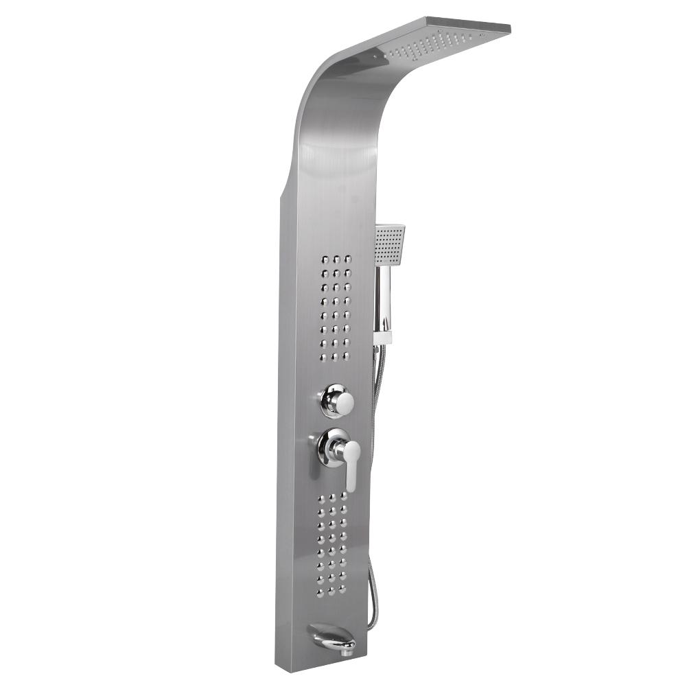 Stainless Steel Shower Panel Set Bathroom Shower Kit Showering Accessories for Home Hotel Use