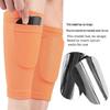 Electroplated Football Shin Guards with EVA Cushioning for Sports