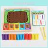 Wooden Color Matching Bug Catcher Card Game For Kids Development And Handeye Coordination
