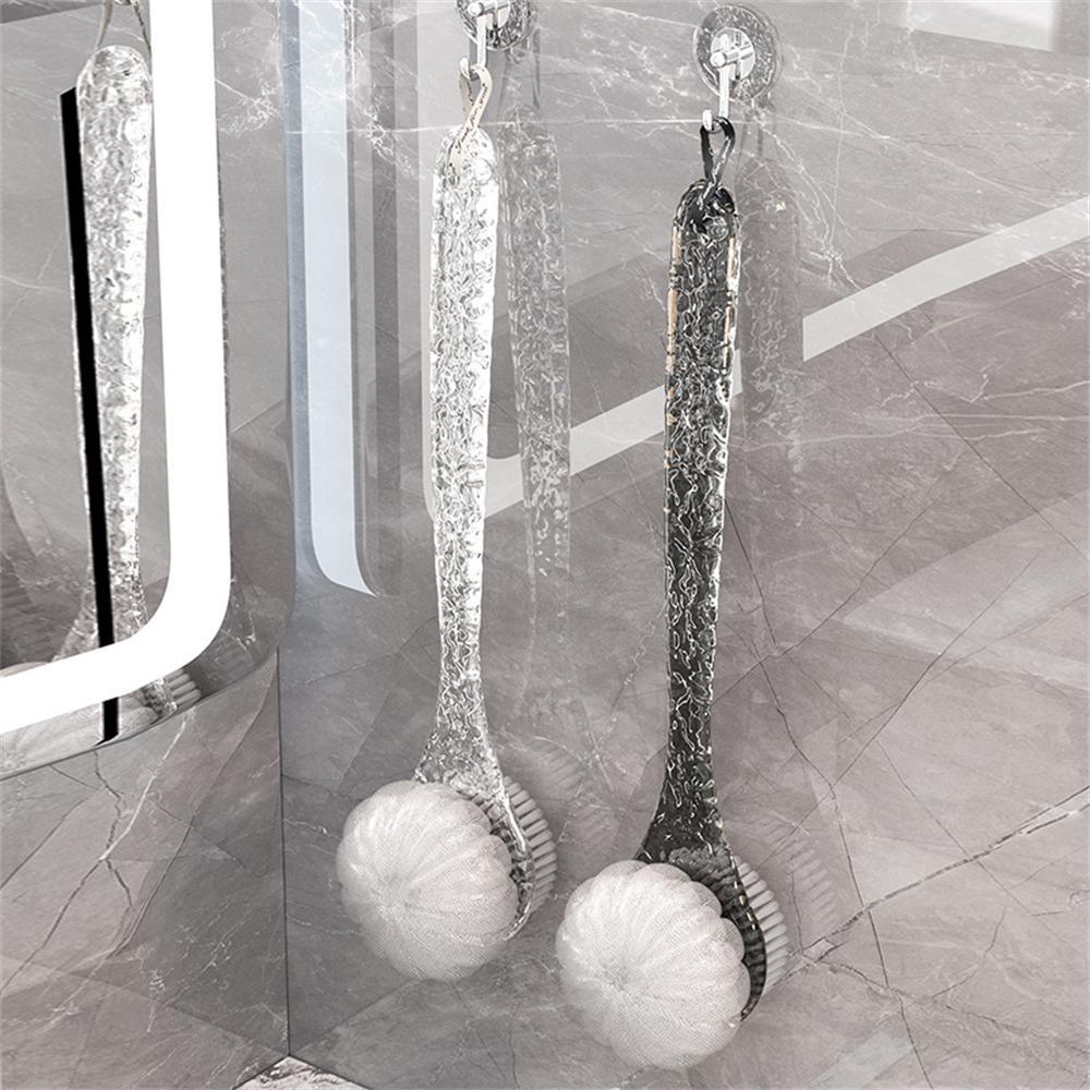 Luxury Long Handle Bath Brush Soft Hair Doubleside Rub Shower Brushs Body Back Cleaning Tools SPA Massage Bathroom Accessories