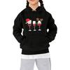Sweatshirts For Teen Girls Hoodies Long Sleeve Drawstring Pullover Cute Printed Oversized Hoodie Christmas