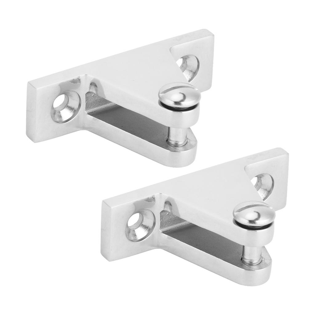2pcs Marine Hinge Mount Bimini Top Mountain Shape Pedal Hinge Pin Boat Fitting Deck Hardware