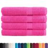 VidaXL Serviettes de Qualité Supérieure 4 pcs, Serviettes de Douche, Draps de Bain, Serviettes d'Invité de Salle de Bain, 137534