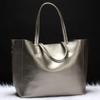 Women Bag  Genuine Leather Shoulder Bags Fashion Solid Soft Casual Tote Purses And Handbags High-capacity Euro-America Style