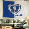 Custom Name Sheffield Wednesday Printed Tapestry – Wall Hanging for Bedrooms, Dorms, and Home Decor
