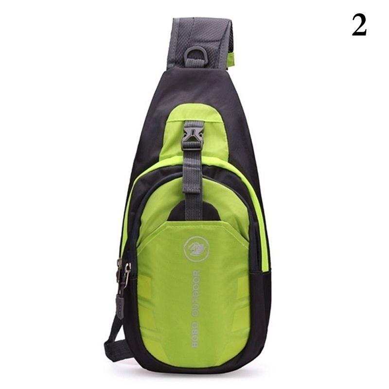 Waterproof Men Wemen Nylon Shoulder Bag Outdoor Camping Travel Bike Sport