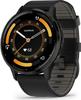 Garmin Venu 3 Black/Slate Gray Leather Band