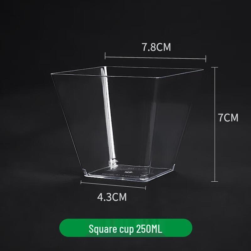 Disposable Plastic Dessert Cups