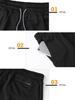 2026 European Fashion Men's and Women's Anti-Exposure Double-Layer Quick-Dry Shorts