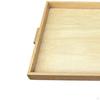 Elegantes Serviertablett aus Holz für die Unterhaltung zu Hause