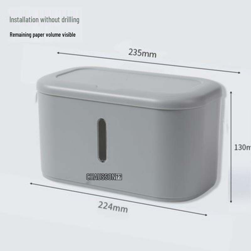Wall-Mounted Waterproof Tissue Box