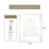 Vacuum Hanging Compression Bag with Hook for Clothes and Jackets