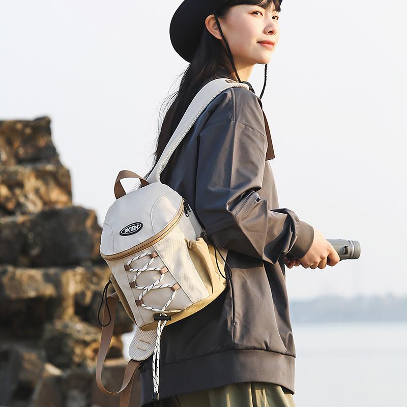 Schoolbag Outdoor Sports Versatile Backpack Lightweight Mini Fashion Backpack Men's Anti-splashing Leisure Travel Backpack