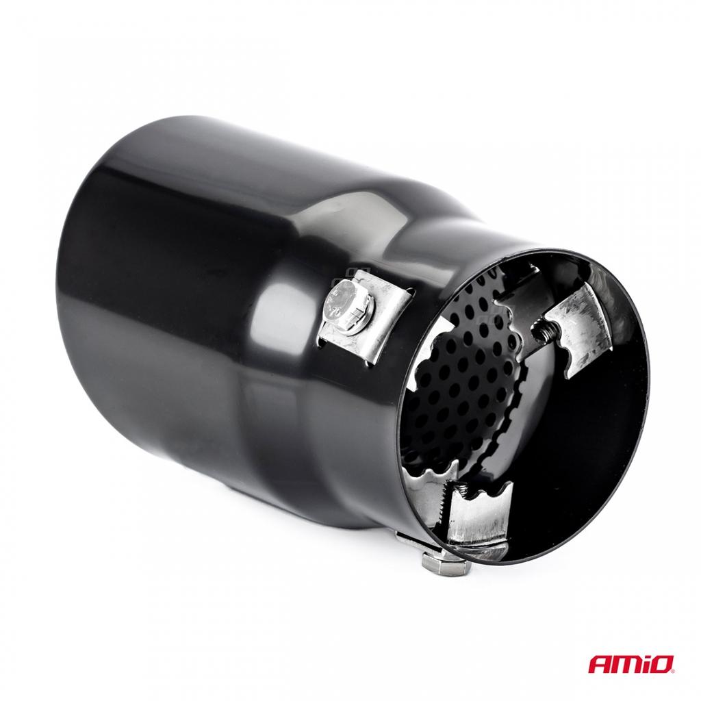 Exhaust Muffler Tip Stainless Steel Mt 017B Black Amio-01317
