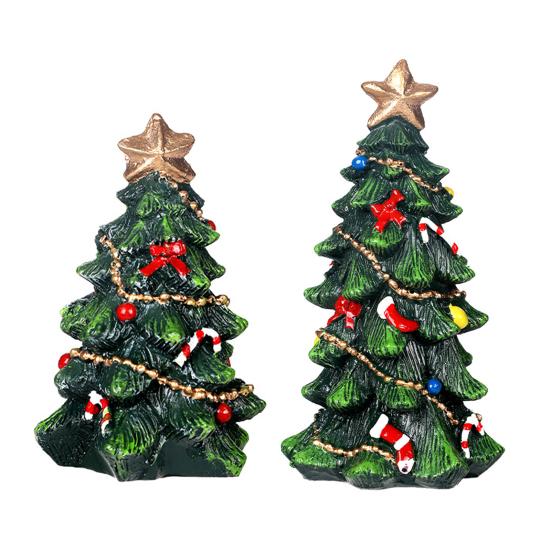 Mini Christmas Tree Tabletop Decor Miniature Xmas Tree Christmas Stockings Canes Bow Decorated Holiday Tree for Home Winter Party Indoor Mantel