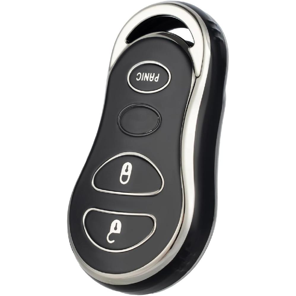 Soft TPU Full Protection Car Key Fob Cover for Dodge Durango Grand | Compatible with Dodge Caravan Dakota1999-2003/Ram Truck 1500 2500 3500