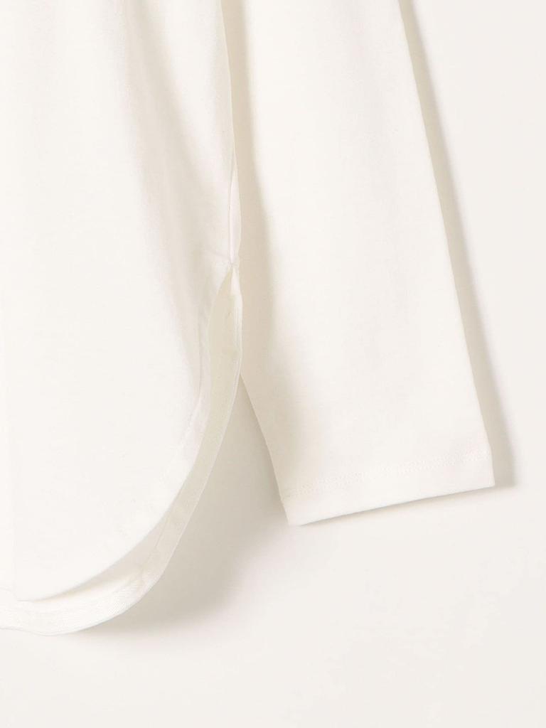 Ships Any Moisture-Wicking, Quick-Drying Round Hem Long Sleeve Wide Tee 722000035 White One Size