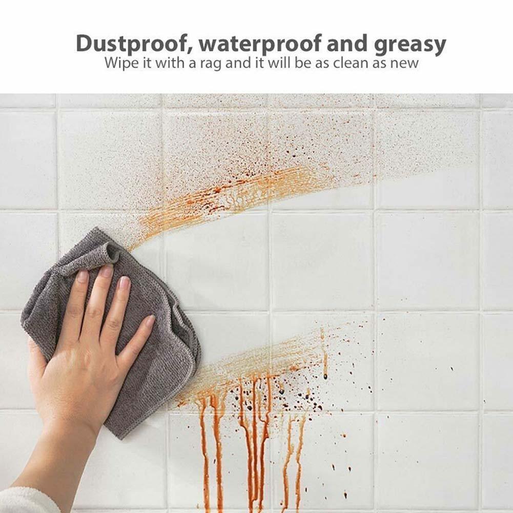 Ölbeständiger Wandaufkleber für die Küche, transparente, selbstklebende Folie, die abnehmbare Schutzfolie für Regale und Schubladen abdeckt