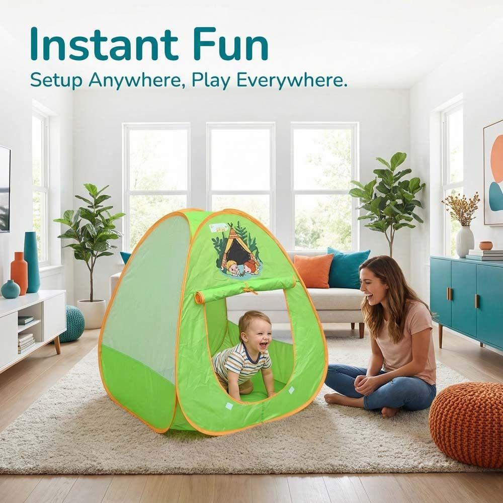 Portable Children's Play House Tent Toy Houses Foldable Toy Tents Children's Green Tent  Kids Toys