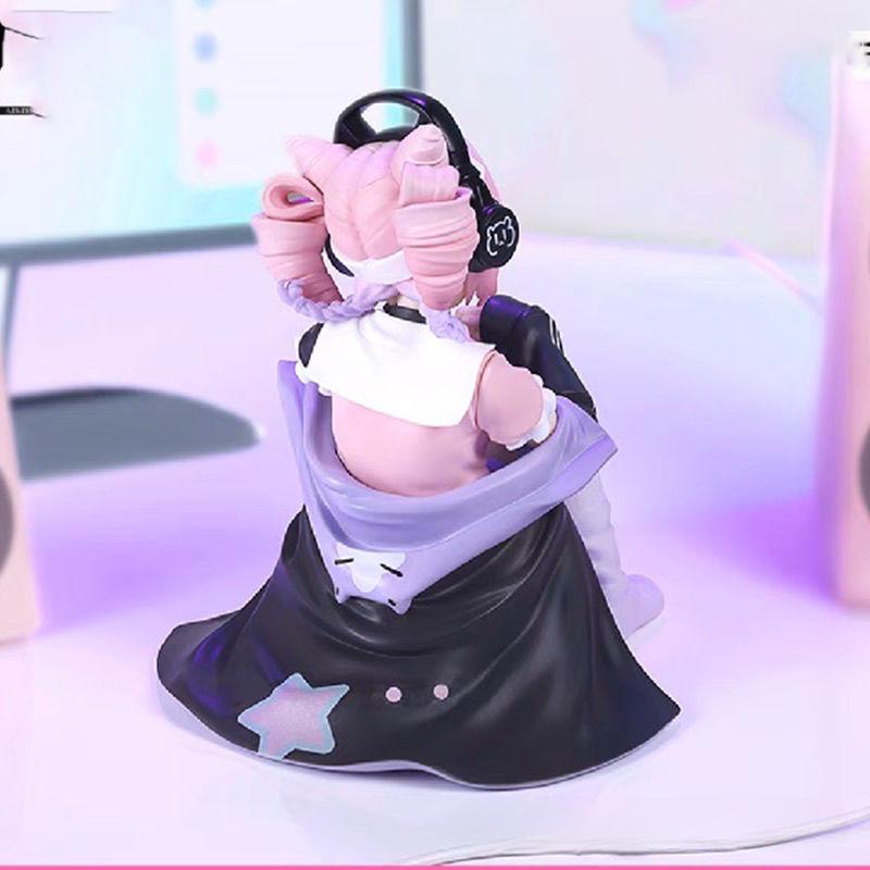 12CM Height Game 'Arknights' U-Official Streamer Energy Connection Seated Yurika Figure Model