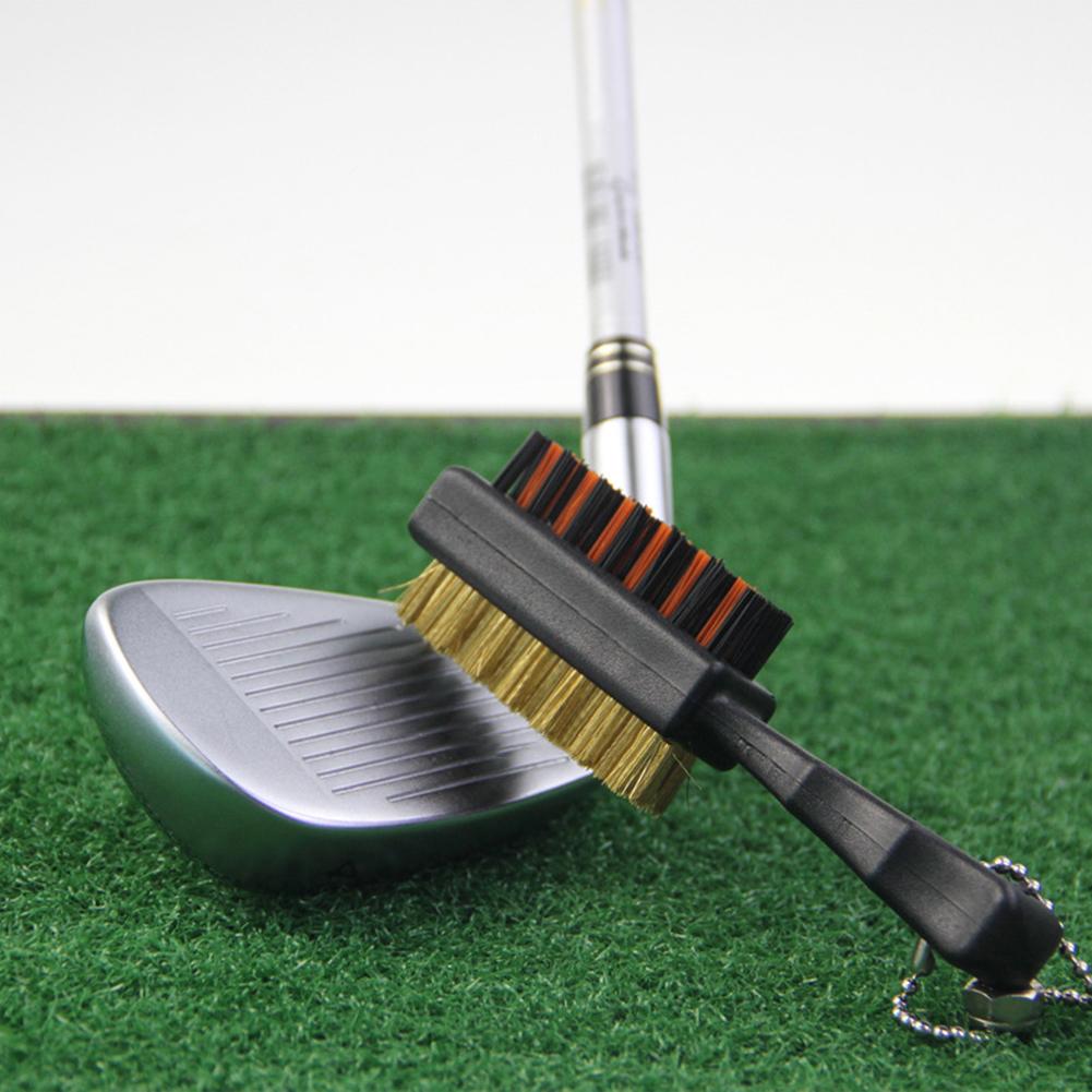 Portable Golf Club Brush Dual Sided Anti-oxidation Anti-rust Golf Putter Cleaning Brush Cleaning Tool