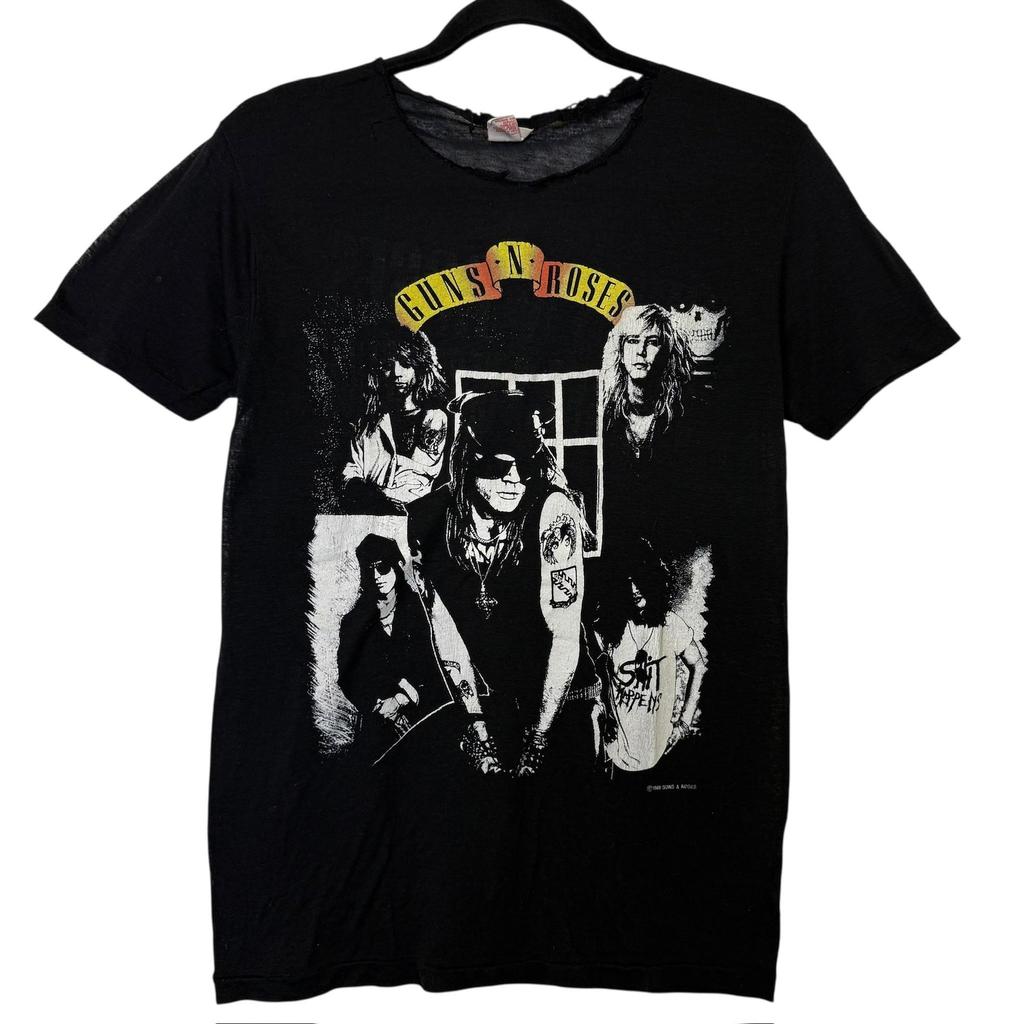 1988 Guns N Roses Appetite for Destruction Tour T Shirt (B395)