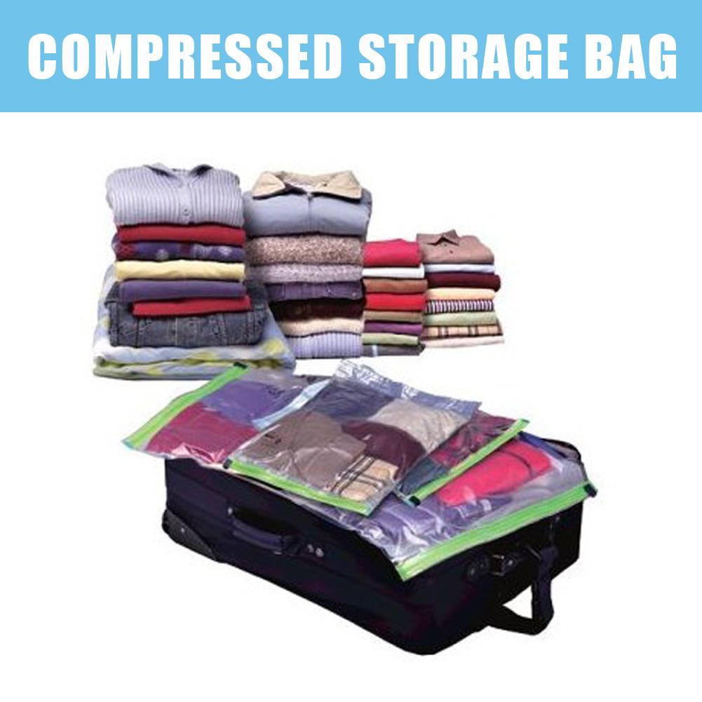 6Pcs Vacuum Compressed Space Saving Storage Bags Clothes Pillow Travel Organizer (60*80cm)