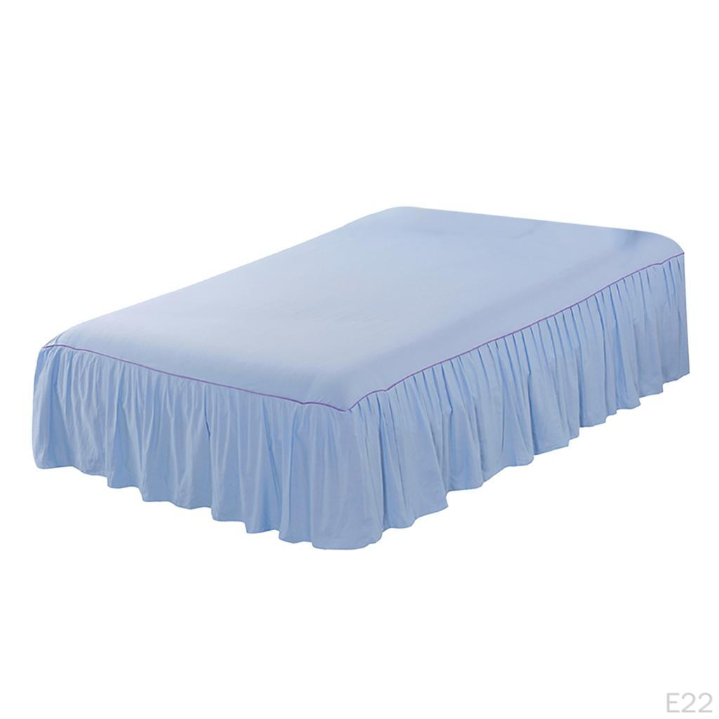 6inch Lace Ruffle Bed Skirt with Platform