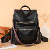 Soft Leather Capacity Casual Backpack