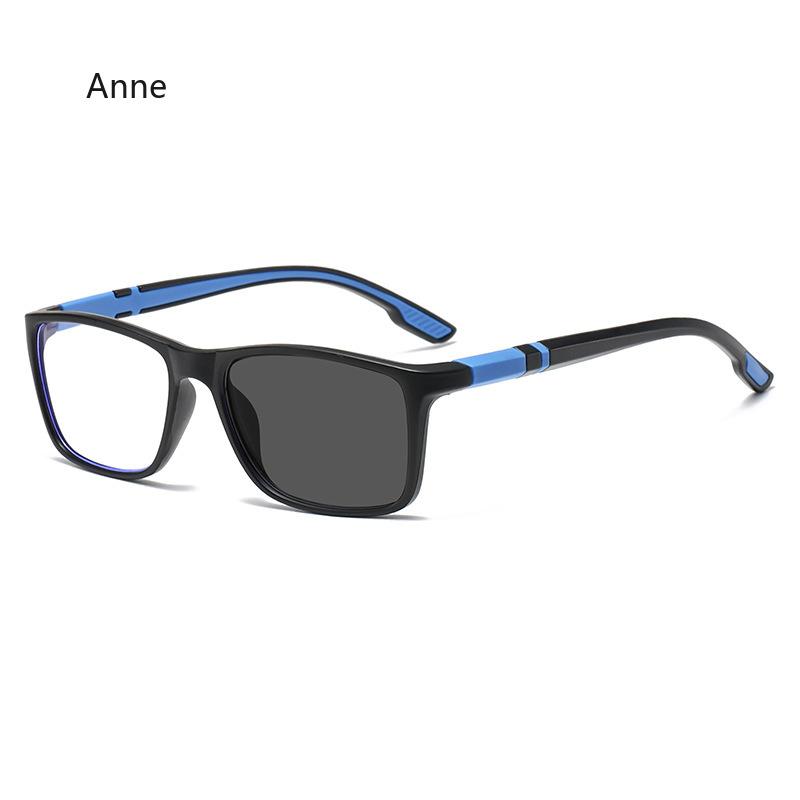 

Anti Slip Intelligent Color Change Eyewear Dual Color Near Sight Glasses For Women New Ultra Light Photochromic Myopia Glasses -4.0