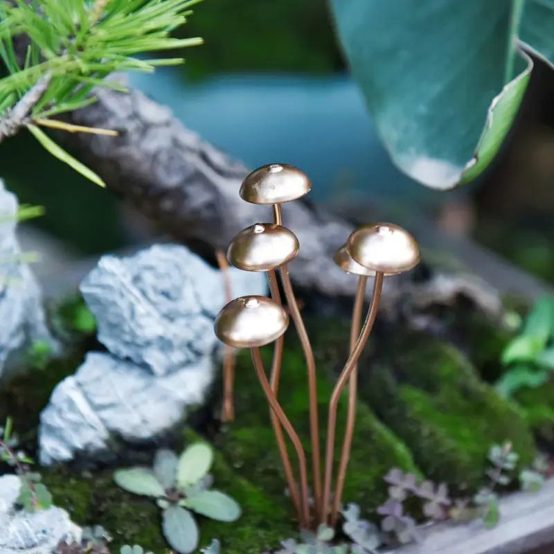 1/2/3 buc: Țăruși Metalici Decorativi cu Ciuperci pentru Grădină, Perfecți pentru Decorul de Primăvară în Aer Liber și Adăugare la Decorațiunile Dumneavoastră Metalice pentru Flori în Aer Liber