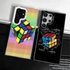 Rubik Cube Formula Spoofs Math Shockproof Phone Case for Samsung Galaxy S26 Edge S25 Ultra S24 FE S23 Plus S21 Cover Anti Fall F